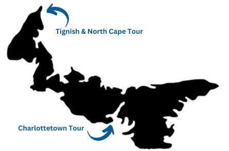 Tour Map Charlottetown and Tignish 1