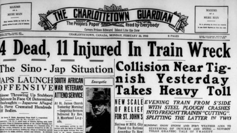 The Tignish Train Wreck